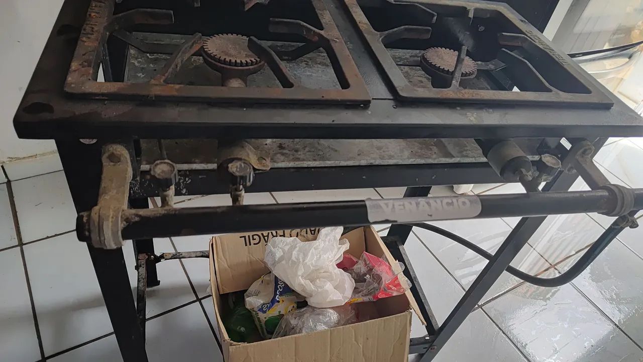 Fogão Industrial Duas Bocas Venâncio 350