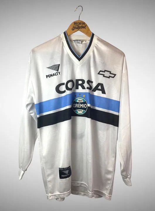 Camisa Camiseta Grêmio Penalty 1998 Branca Away Segunda