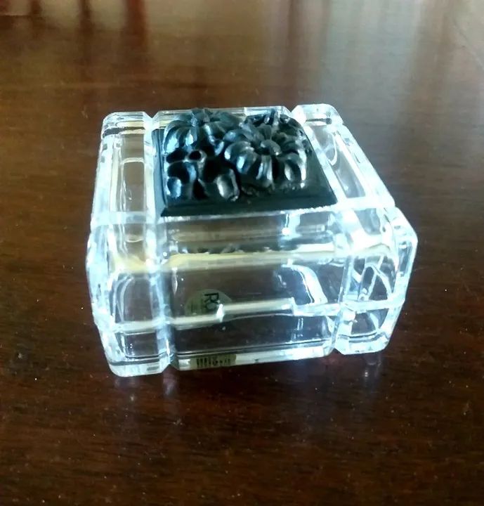 Caixa de joias vintage em cristal - Foto 2