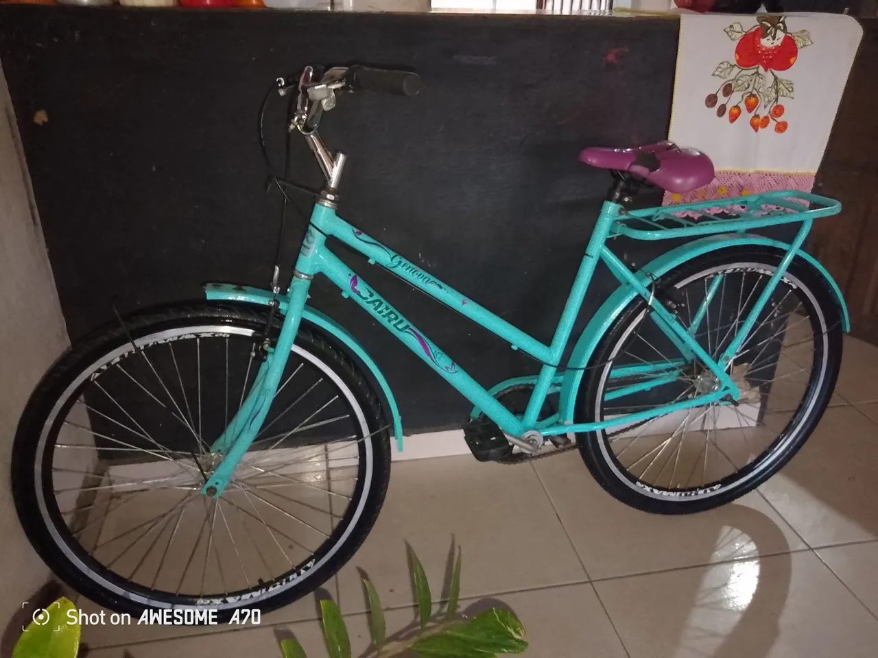 Bicicleta Feminina Geneva Saru - Azul Turquesa