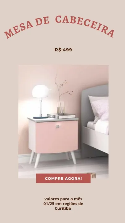 Promoção Mesa de Cabeceira - 10/01/25