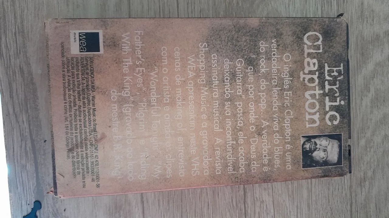 VHS Eric Clapton  - Foto 3
