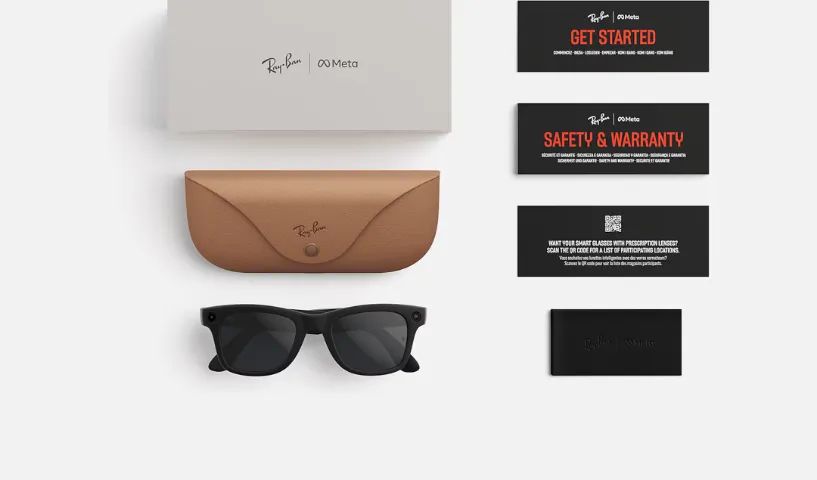 AY-BAN | META WAYFARER LENTE PRETA - Foto 4