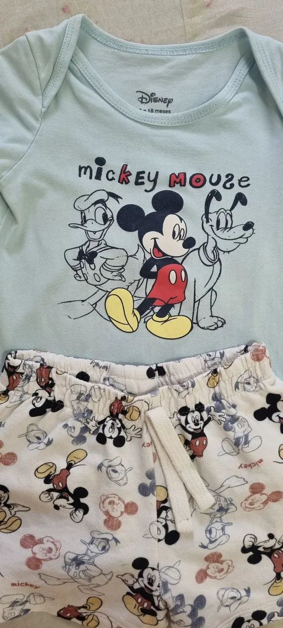 Conjunto mickey para bebê (12 a 18 meses) - Foto 2