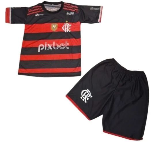 Conjunto Flamengo infantojuvenil -  2 ao 14