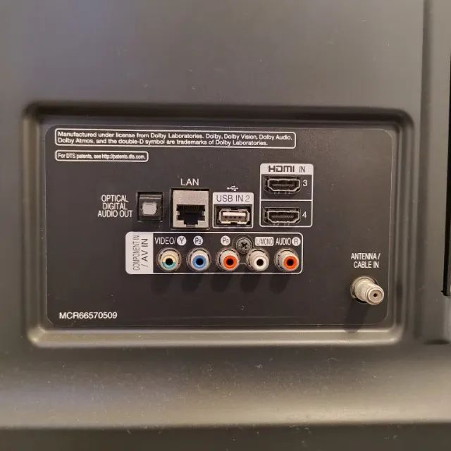 LG 43-inch 4K Smart TV, 43UK6510PSF, for parts64297328291715124