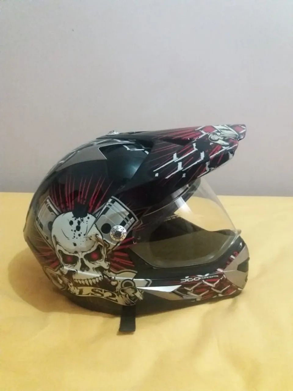 Capacete ls2 piston heard - Foto 3