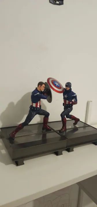 Diorama Capitão América - 1/10 Iron Studios - Foto 5