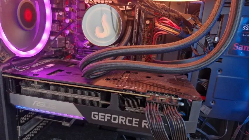 Placa de vídeo RTX 3070 8GB Asus Dual - Foto 2