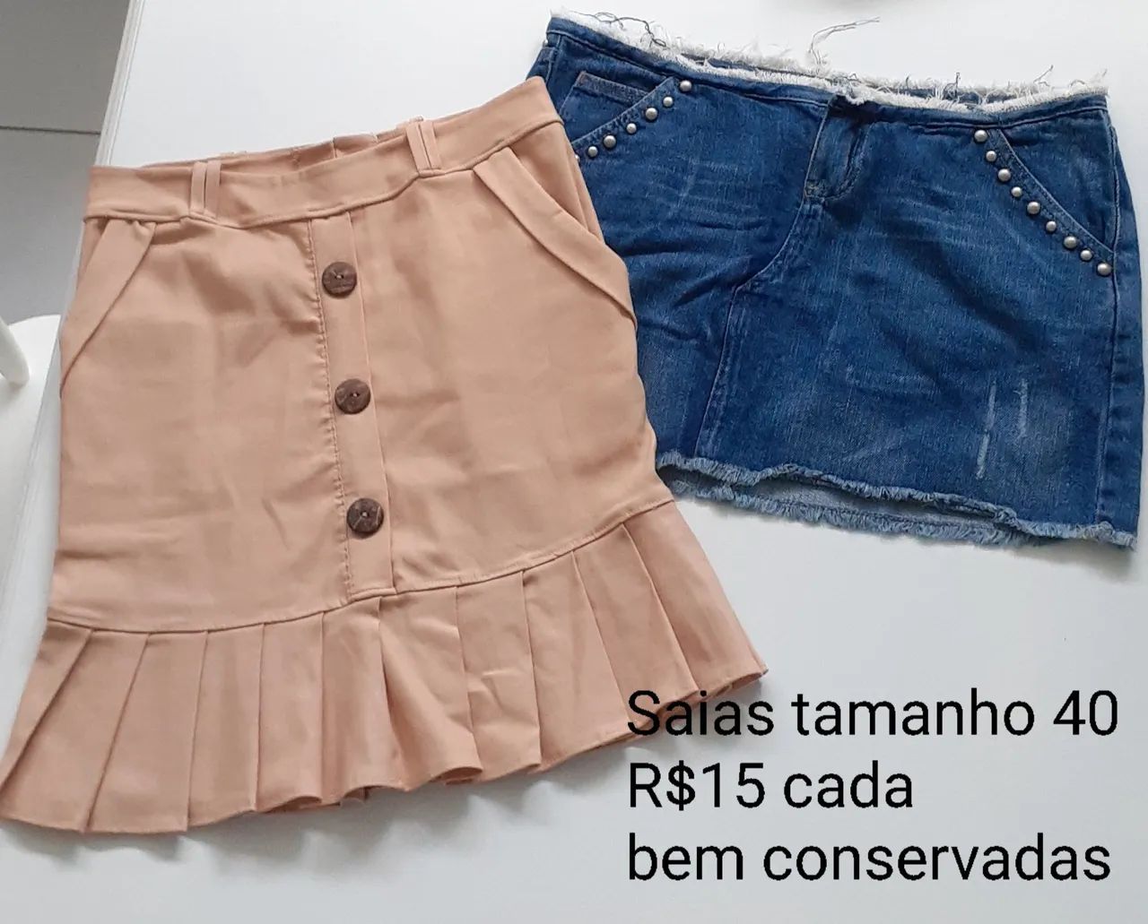 Saias tamanho 40 - R$10 cada - baixou o preço!