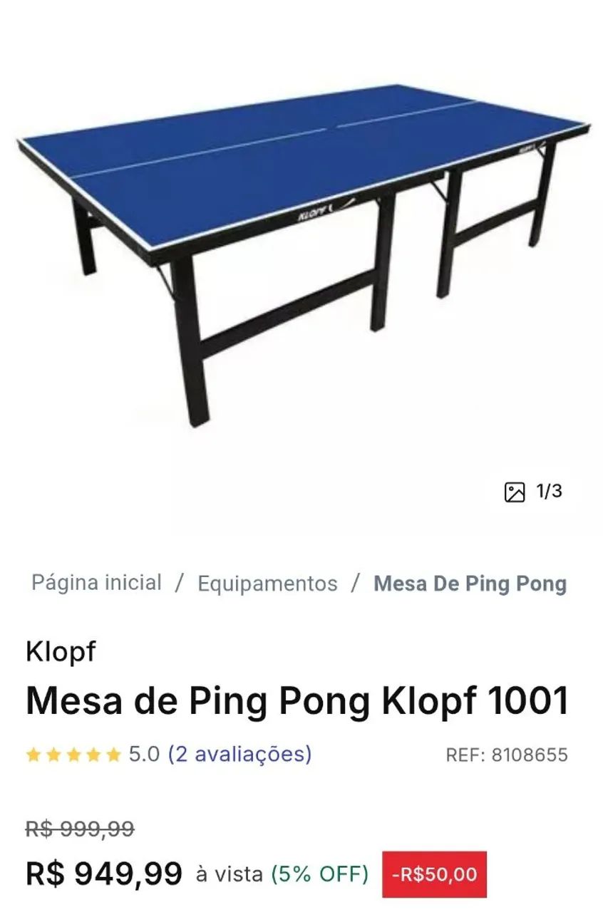 Vende se mesa de ping pong Esportes de Quadra e Ao Ar