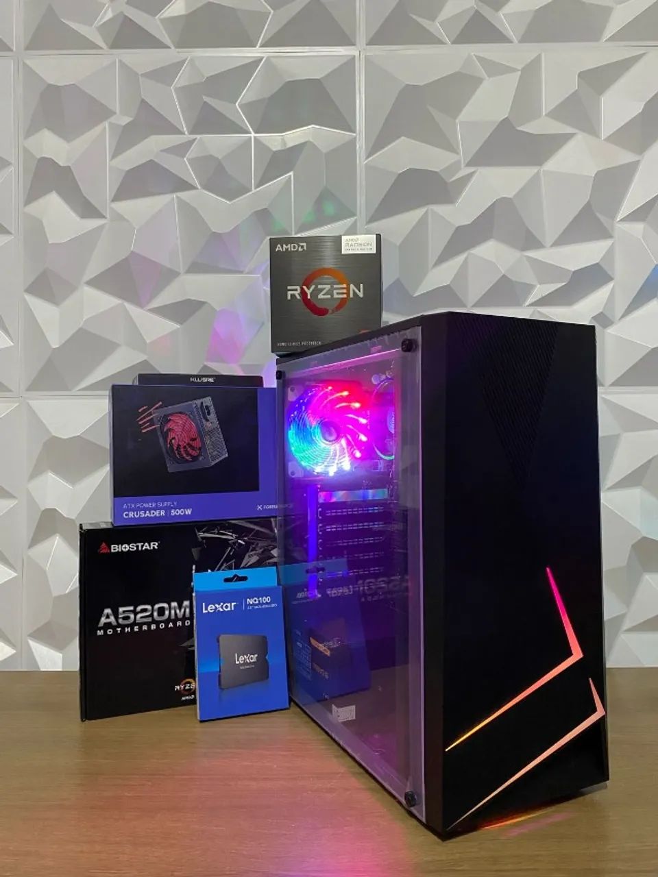 PC Gamer Ryzen 5 5600GT Novo (Somos Loja) - Foto 4