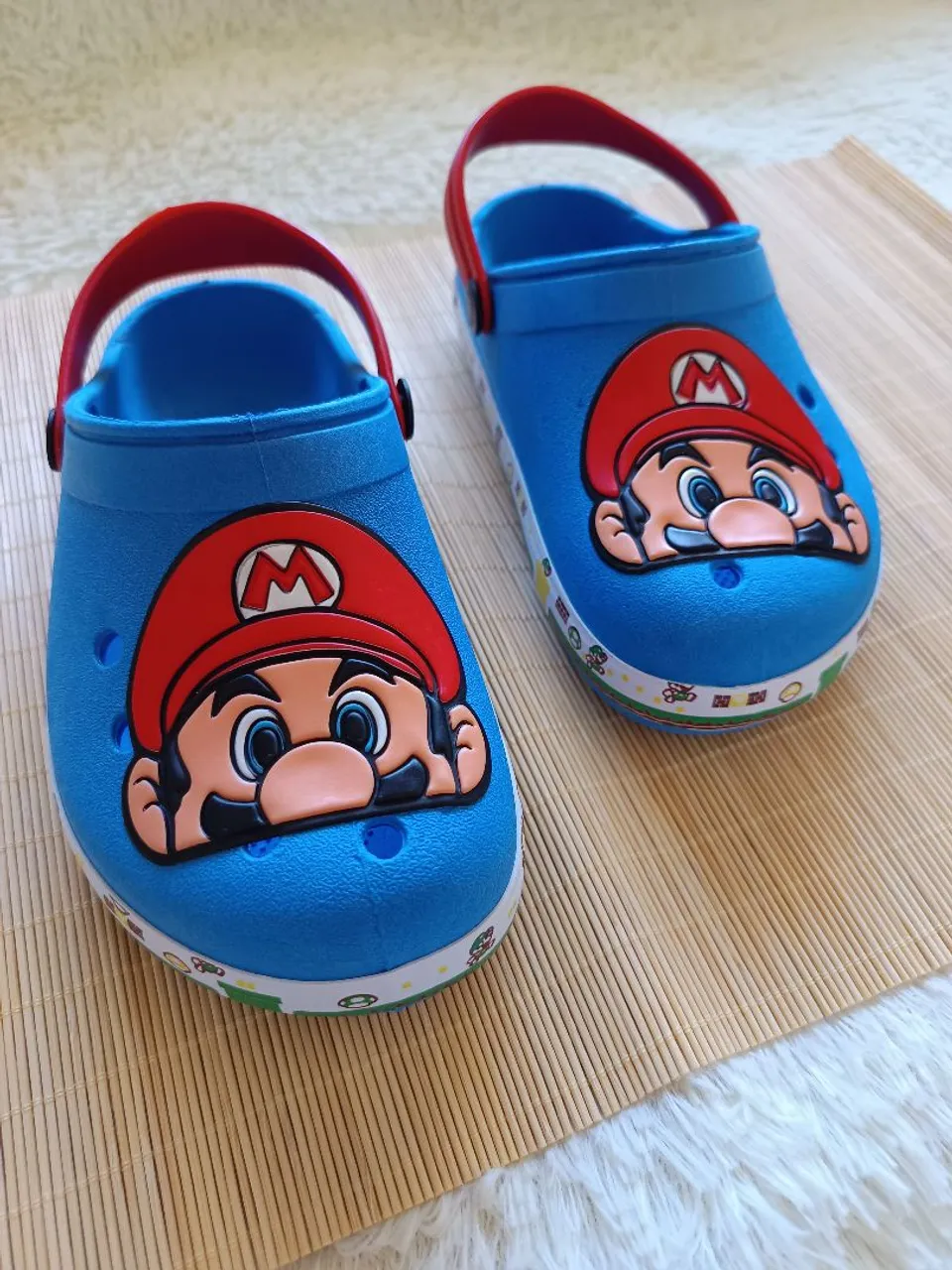 Babuche Infantil Mario Bros Meninos (Novo)