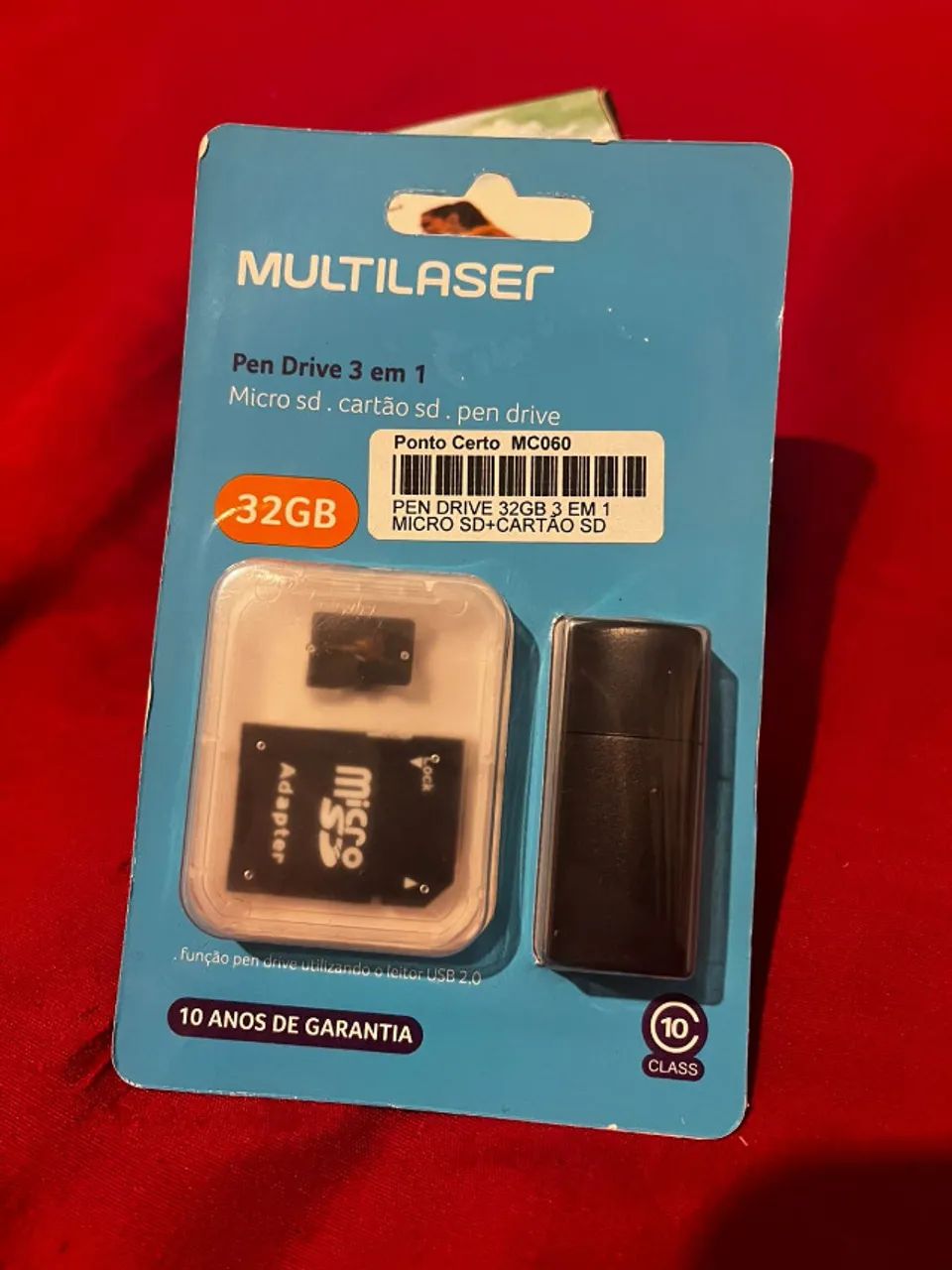 Pen Drive 3 em 1 - Multilaser431117481689098241