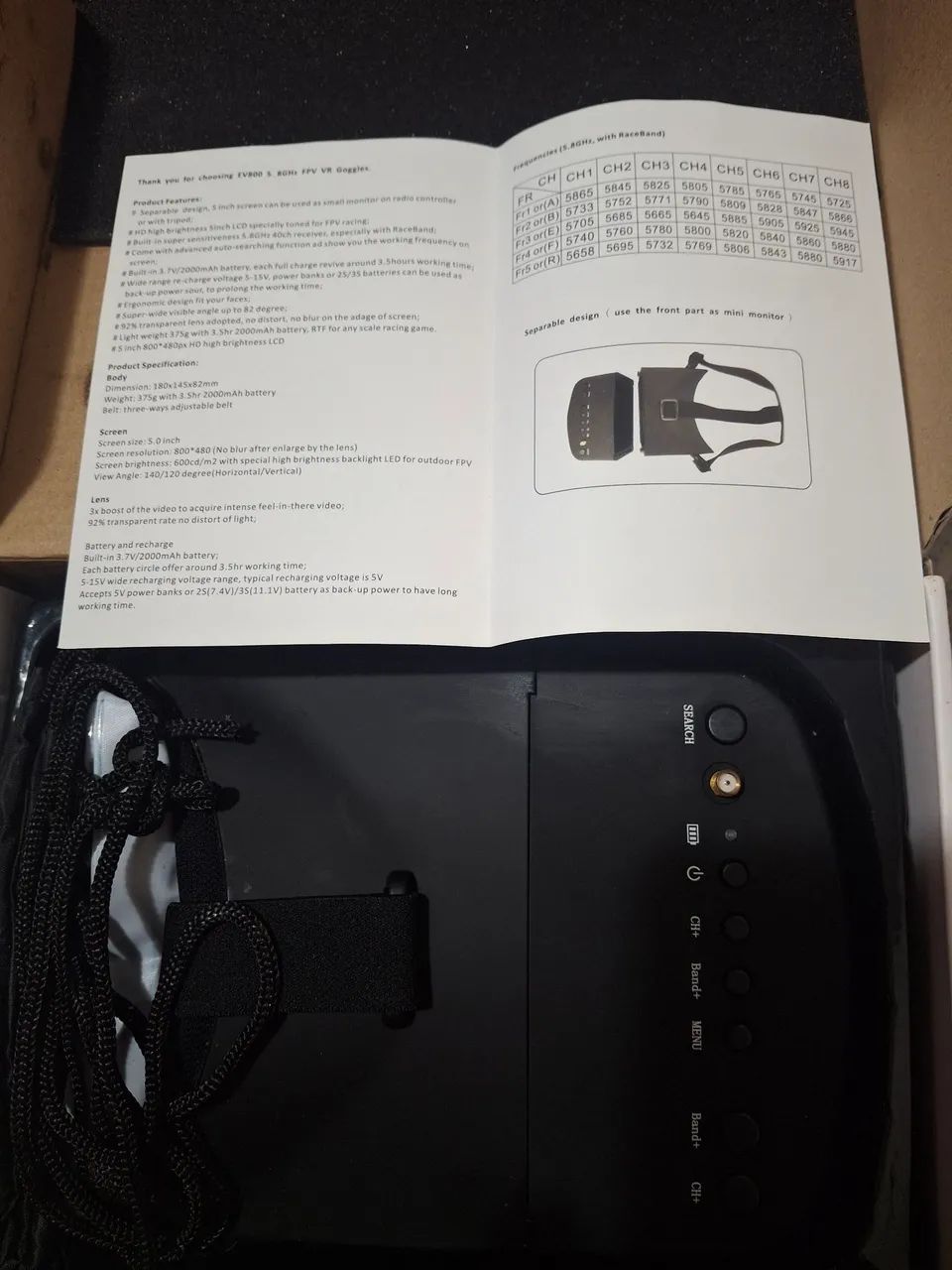 Óculos FPV Eachine EV800 - Foto 6