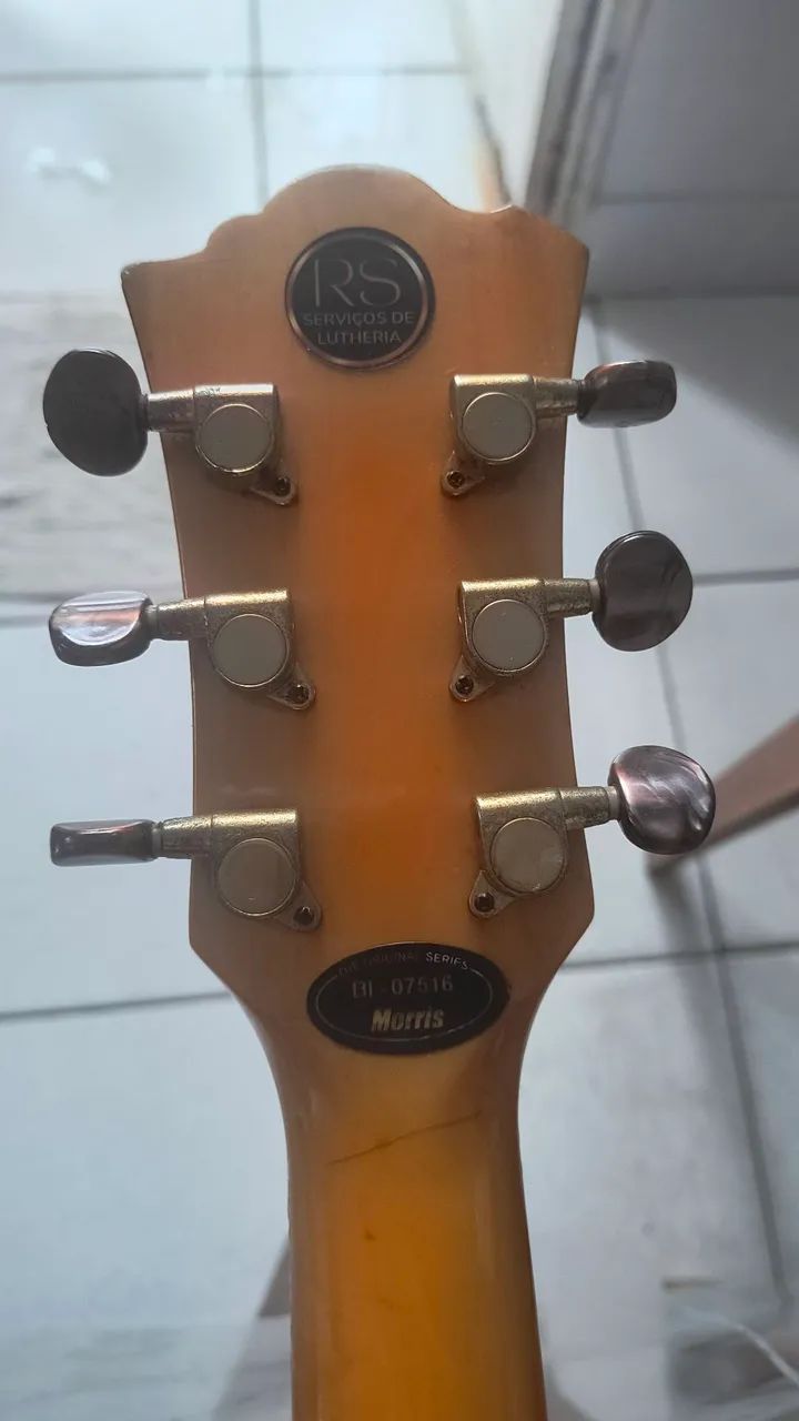 Violão elétrico Morris Jumbo - Foto 4