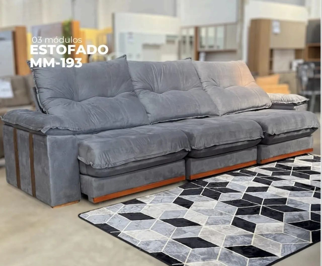 Estofado 3.50 Martins molas ensacadas super confortável  - Foto 2