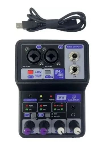 Mesa de Som Waldman Interface Podcast 2.0 Usb - Foto 4