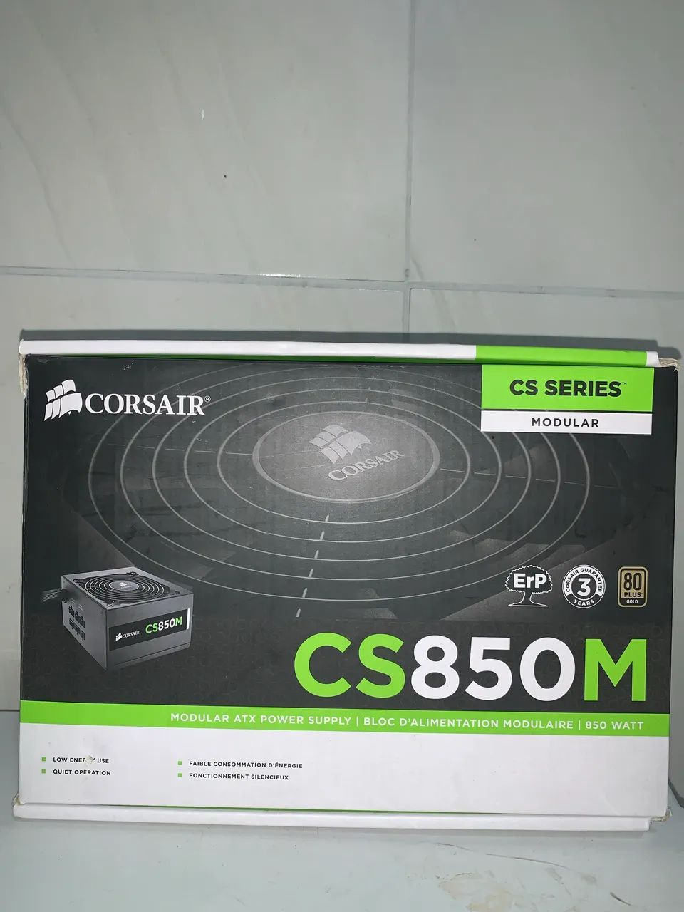 Fonte Corsair CS850M 850W Modular - Nova, Nunca Usada