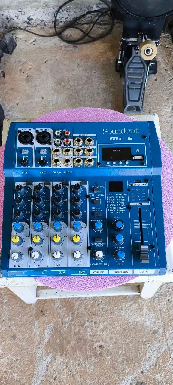 Bateria eletronica-Medeli/Mesa de som - Foto 2