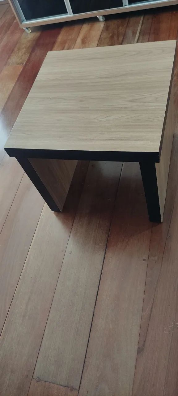 Mesa de centro para sala, mesa de Madeira de ótima qualidade, simples e sofisticada - Foto 3