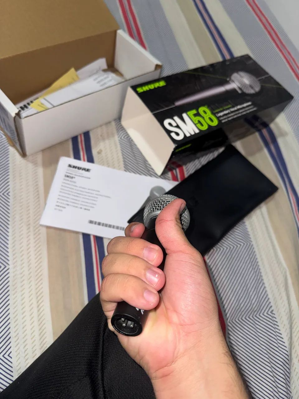Microfone Shure Sm Sm58-lc Dinâmico Cardioide - Foto 3
