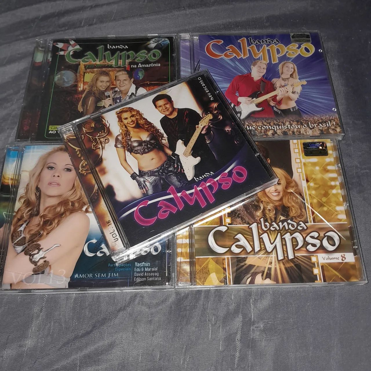 Kit 3 cds banda Calypso- leia