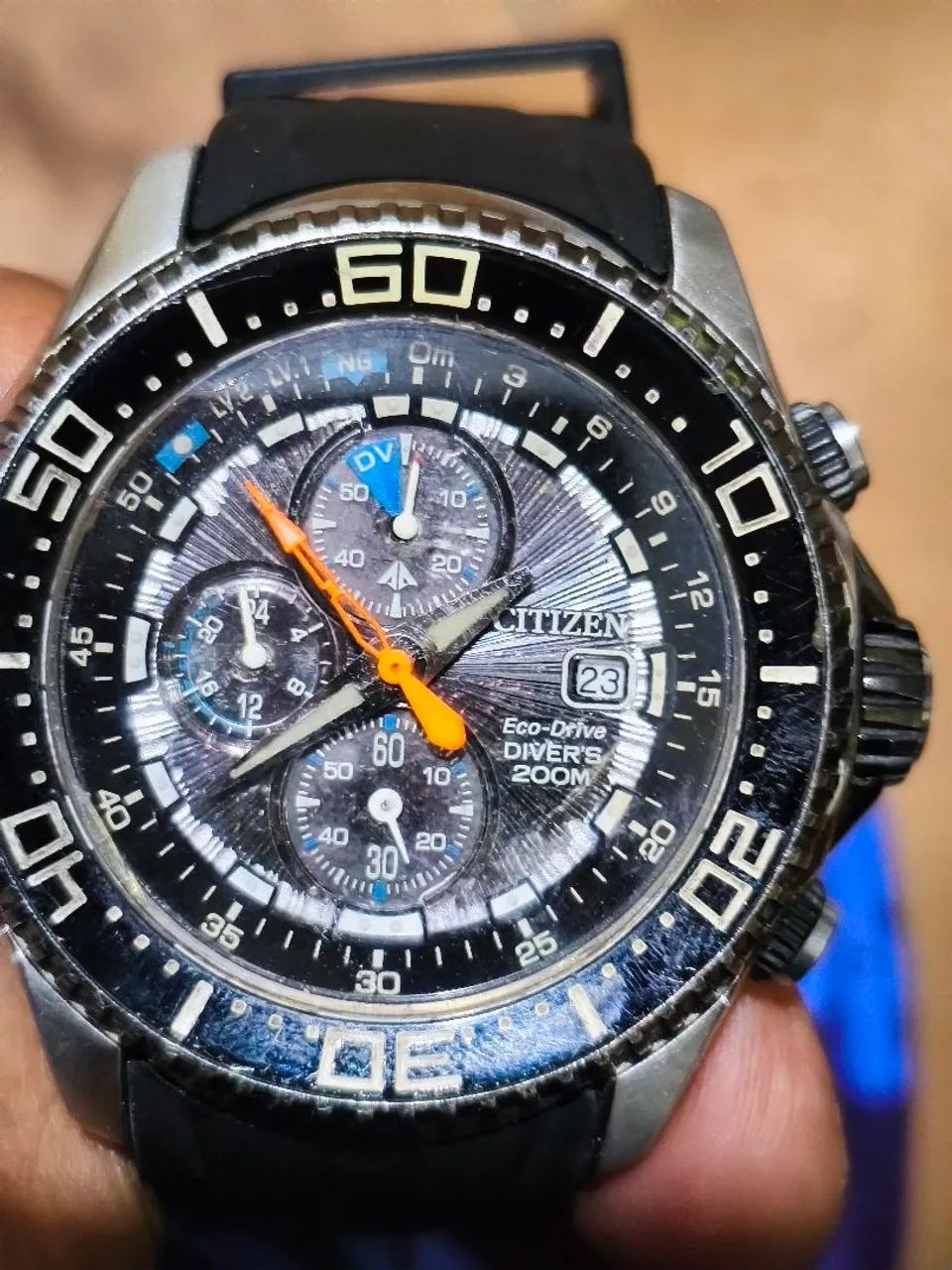 Relógio Citizen cronógrafo leia descrição  - Foto 6