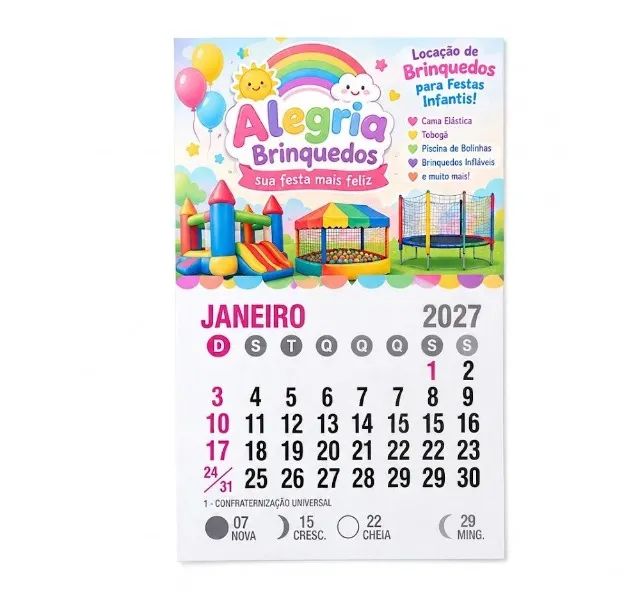 mini calendário 2027 - Foto 2