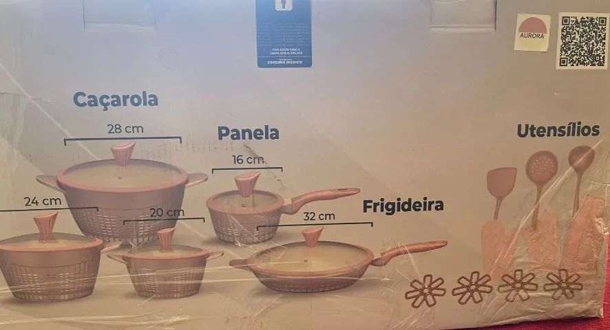 Jogo de panelas - Linha Gourmet Premium - 20 peças - Utensílios Para ...