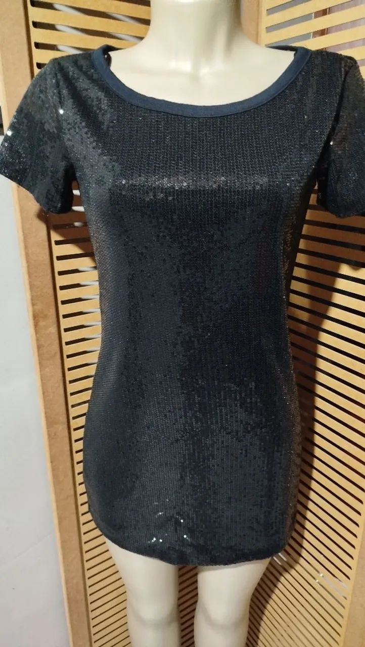 Vestido em paetê,TNG PP preto  - Foto 2
