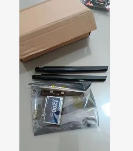 Placa de rede WiFi PCIe 2.4g/5ghz + Bluetooth 4.0 p/PC. Entrega Gratis - Foto 4