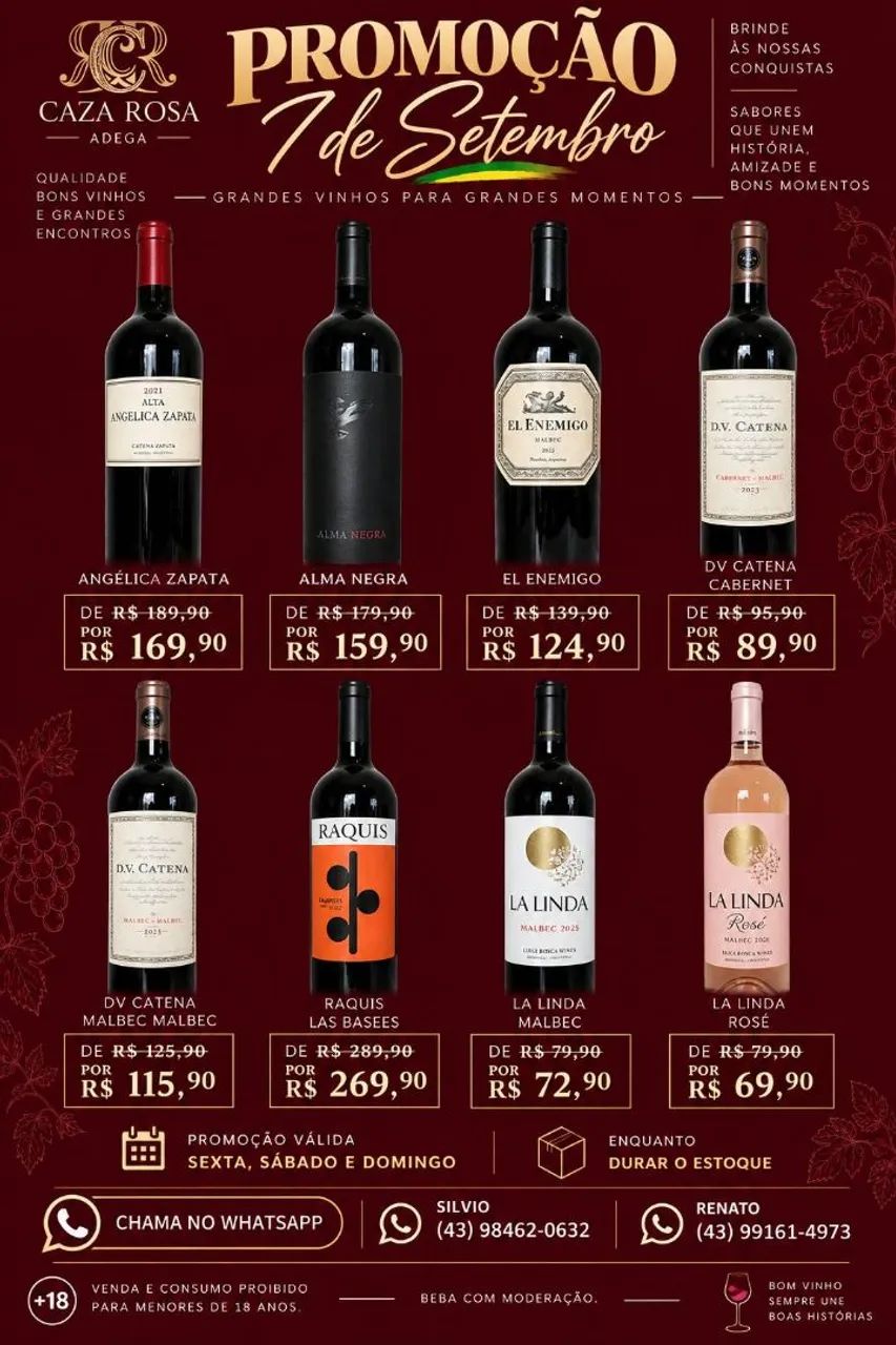 PROMOÇÕES VINHOS 