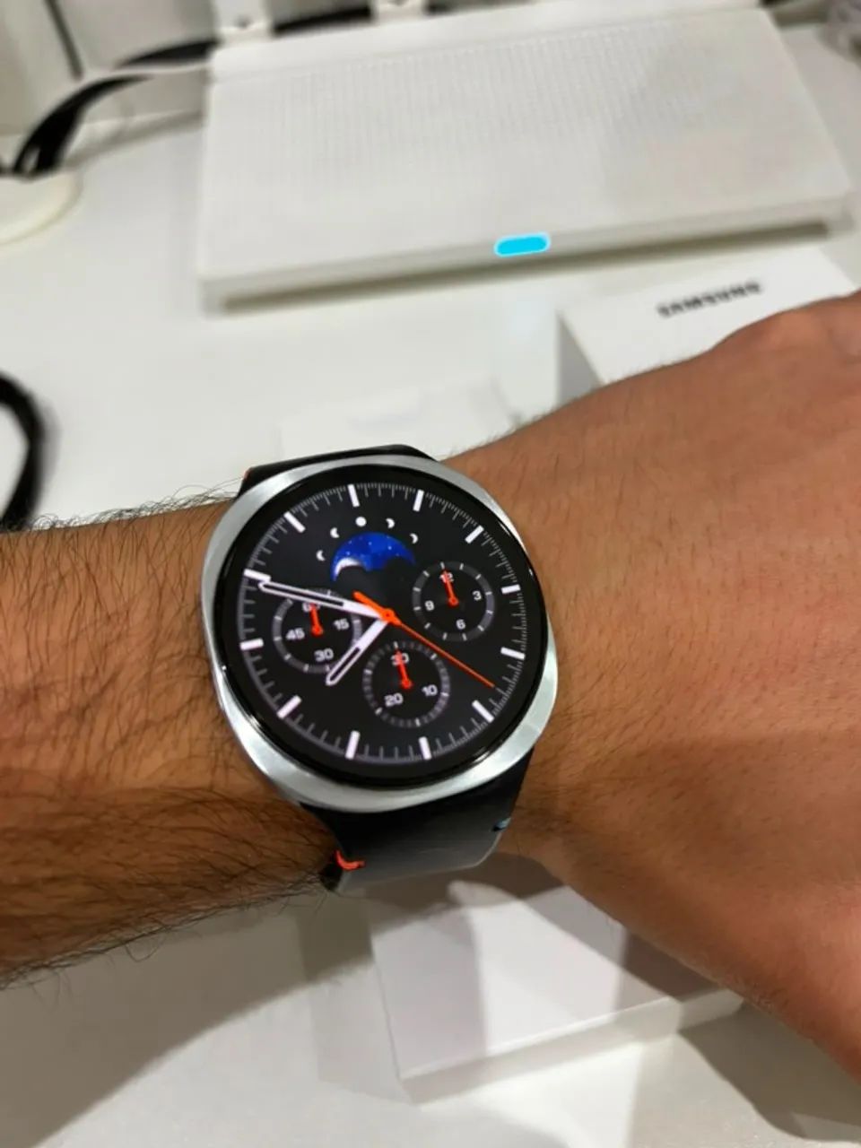 Galaxy Watch8 44 mm - Branco - Bluetooth - Foto 5
