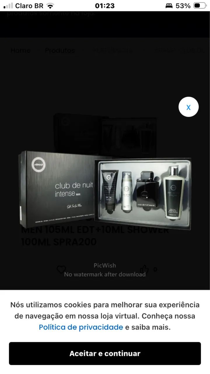 Vendo Kit Perfume CLUB DE NUIT 4 itens  - Foto 2