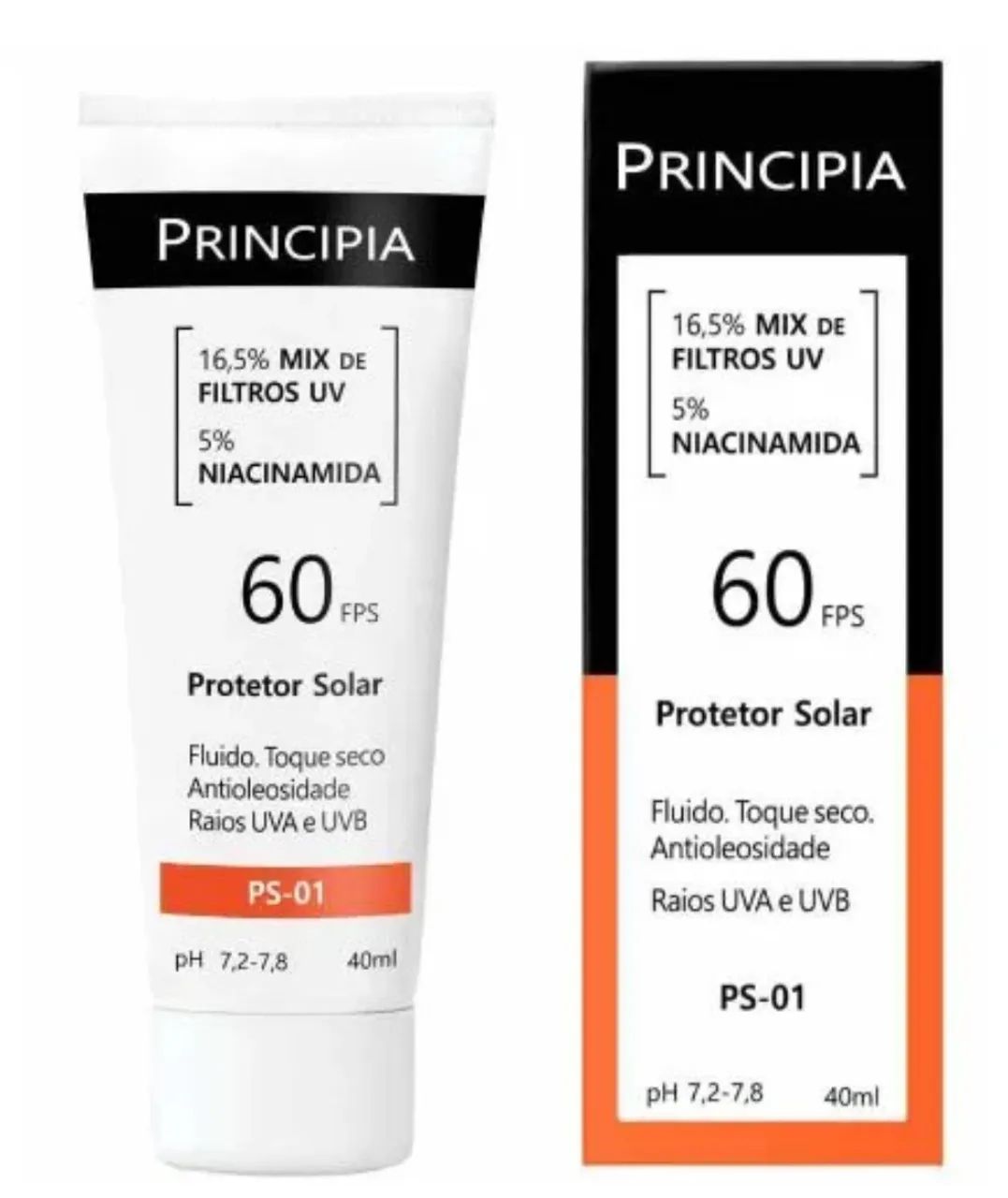 Protetor Solar Principia Skincare PS-01 FPS 60 40ml