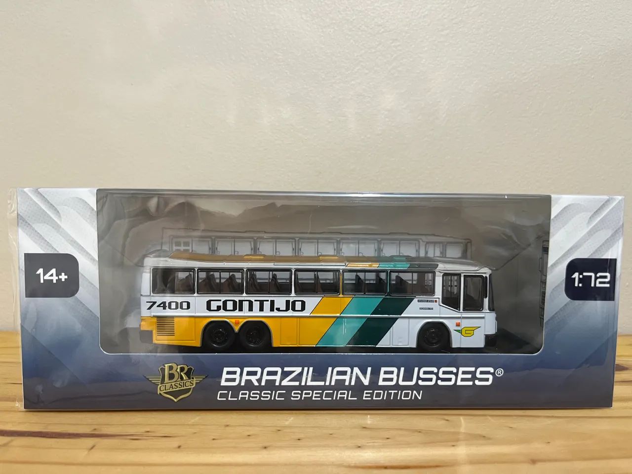 Miniatura Ônibus Nielson Diplomata 350 Gontijo BR Classics 