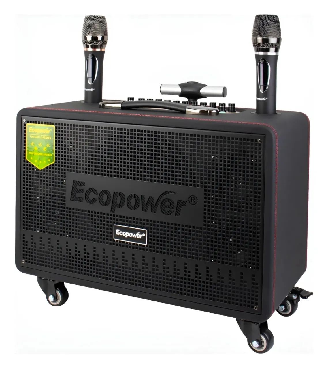 Caixa de Som Ecopower EP-S200 - 80W RMS + 2 Microfone - Foto 5