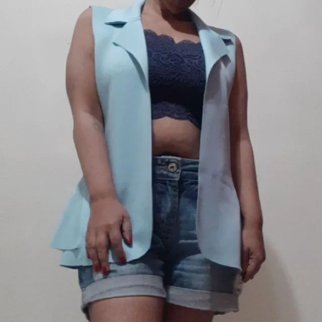 colete neoprene azul Tam. 40