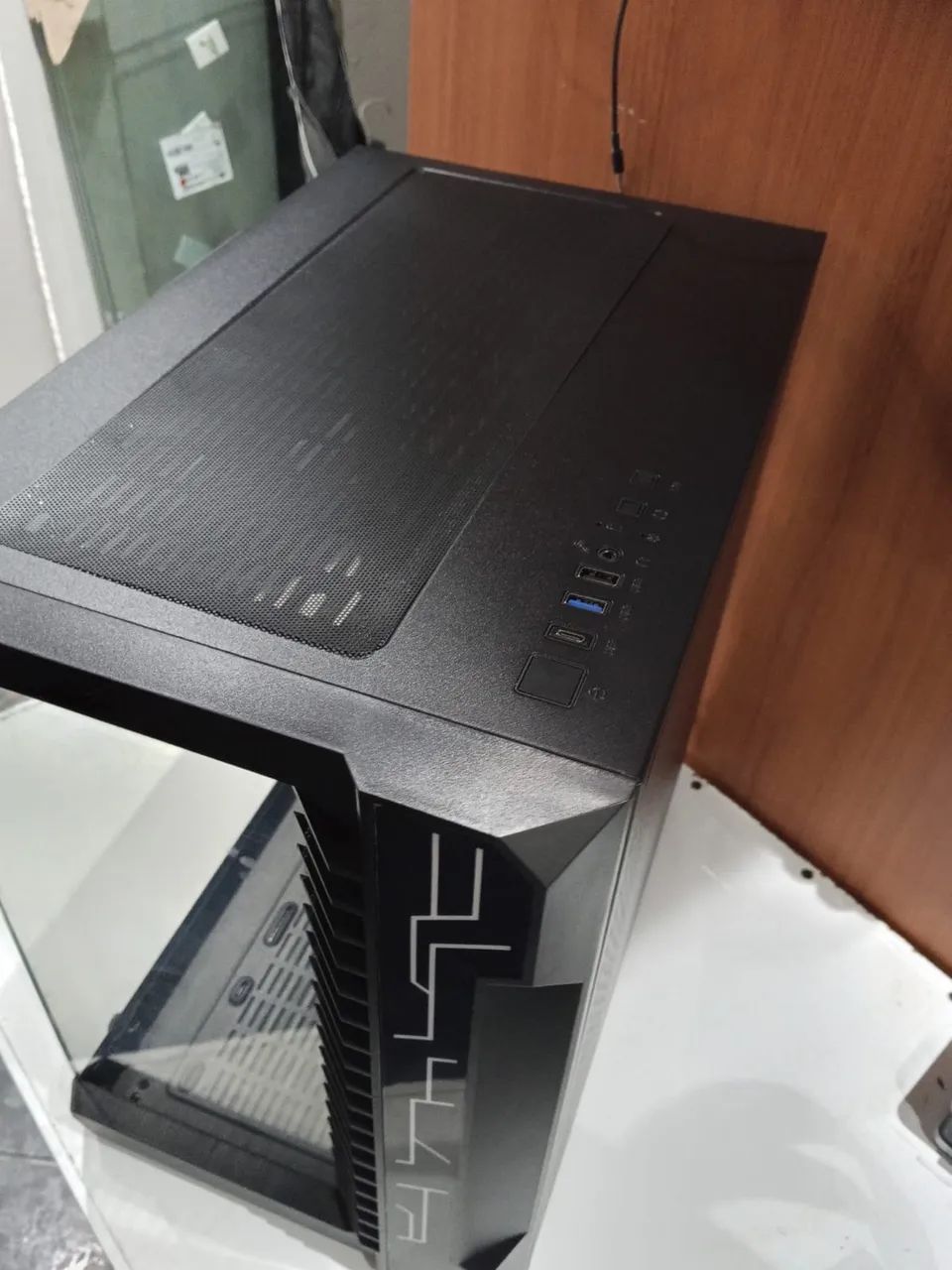 Vendo gabinete gamer rise mode galaxy glass - Foto 4