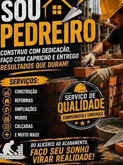 PEDREIRO EM FRANCO DA ROCHA 