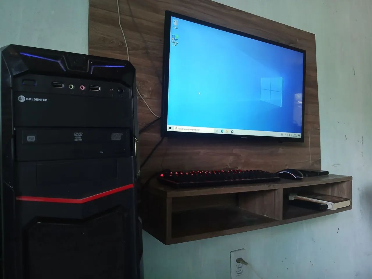 Pc i7 com monitor Troco em Xbox one s