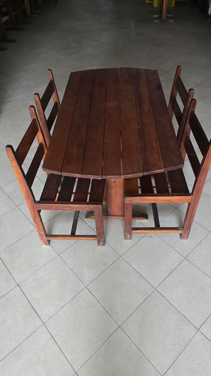Conjunto de mesas com cadeiras  - Foto 4