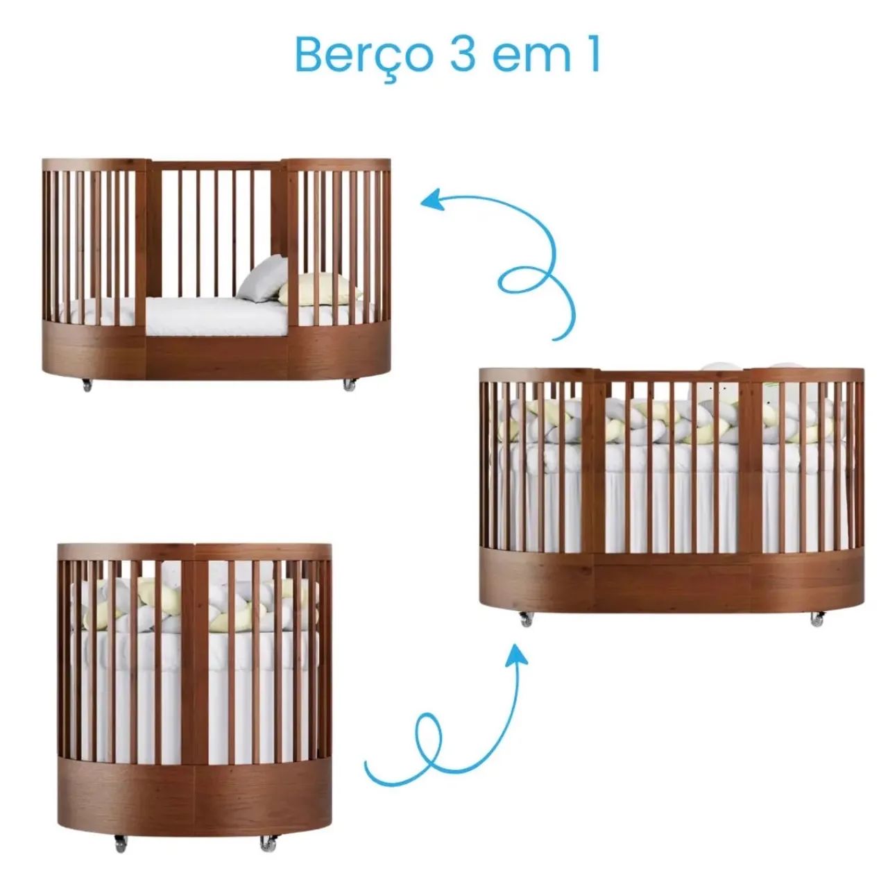 Berço 3 em 1 - Foto 2