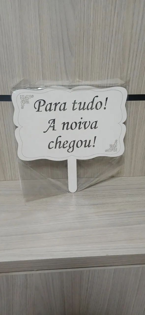 2 plaquinhas ee casamento noivo e noiva - Foto 2