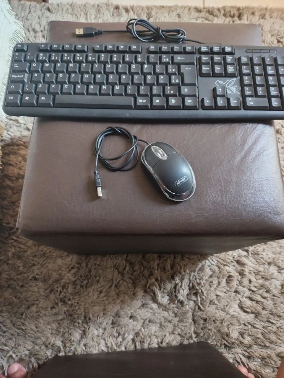 Teclado com mouse maxprint R$ 35,00