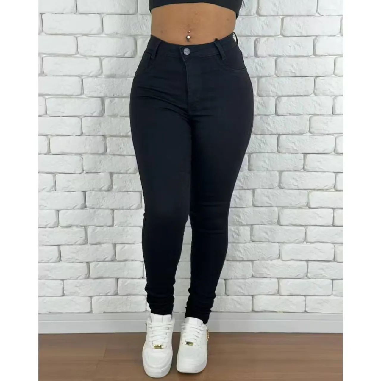 Calça jeans preta 