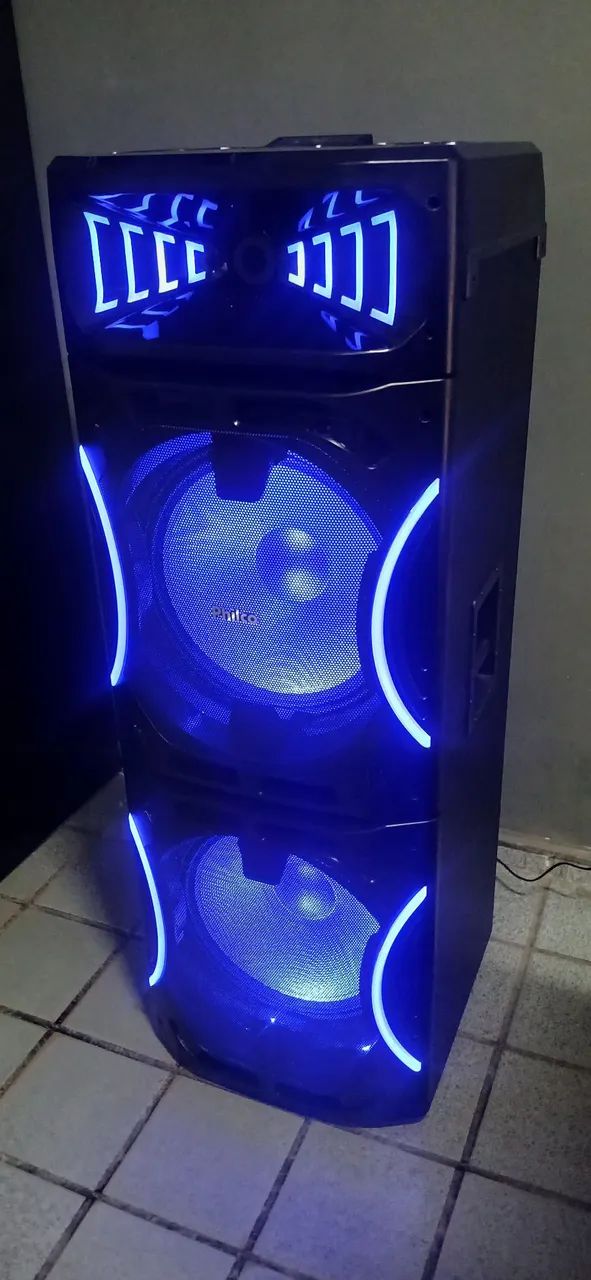 Caixa som torre philco pcx35000 Bluetooth 3500w rms alto falantes 15 polegadas Pancadão 