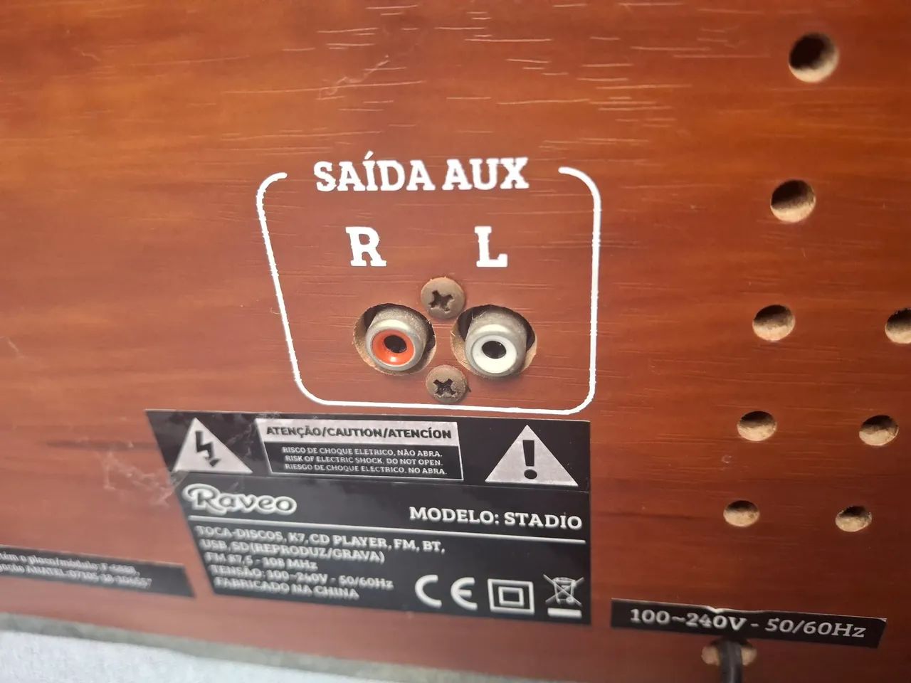 Radio vitrola - Raveo vom 9 funções.  - Foto 4