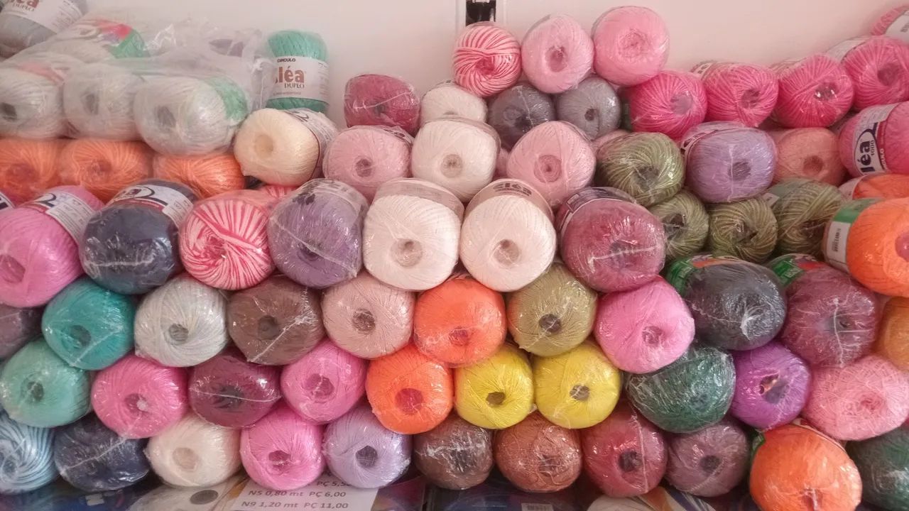 Linhas para crochê  - Foto 5